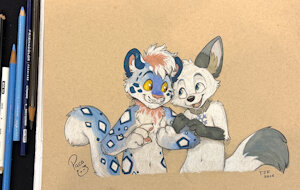 Phaze and Dev by pandapaco