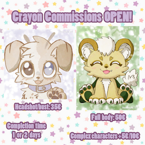 Crayon Commissions ✨OPEN✨ by Veemonsito