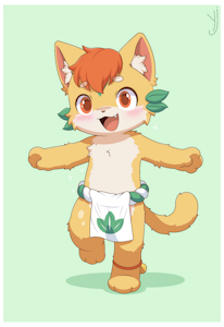 A kitten ready for adventure by ErickYanjiro