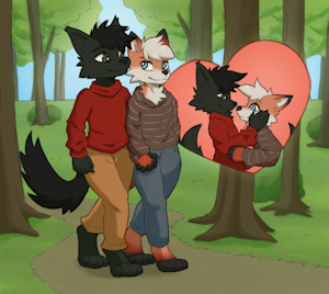 Kenda & Aaron by moodytail