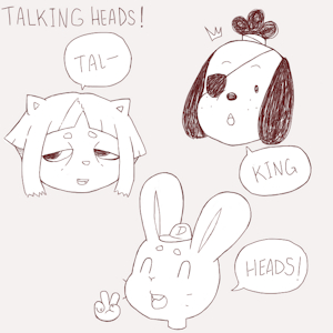 Talking Heads! (Full Comic) by hanage1
