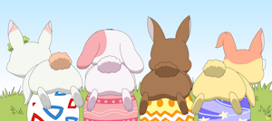 Happy Happy Clover Easter by pichu90