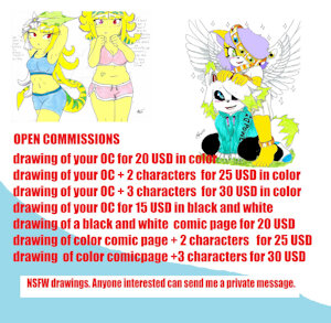 open commissions by EROSART