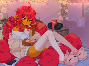 hot noodles by Mayku