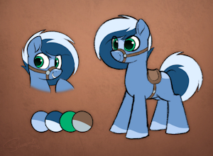 Spur Vortex the Stallion Character Sheet by CrimsonGryphon