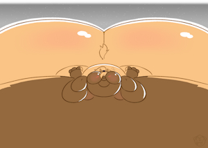 The Widest, Wobbliest Wolf by OverfedPets