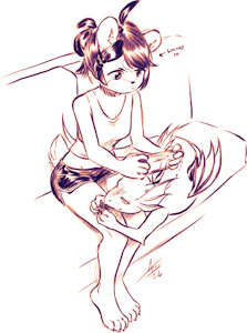 Meet my pet by DemonKittyChar