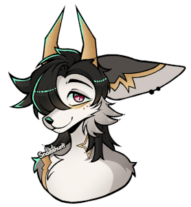Flat color bust by Snailishum