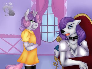 [Commission] Dramatic Rarity Diamond Dog by kdjade