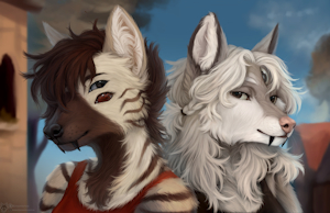 Nya & Sircine by Crossvertum