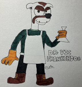 Dr. Vic FrankenDog by BigBadBuzzard