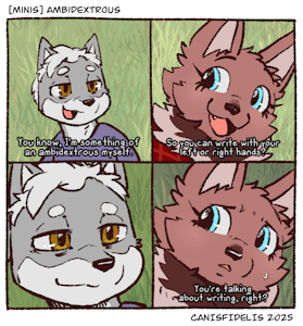 [MINIS] Ambidextrous by CanisFidelis