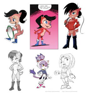 Collection of Sonic Art. Mostly Sally by Horemheb