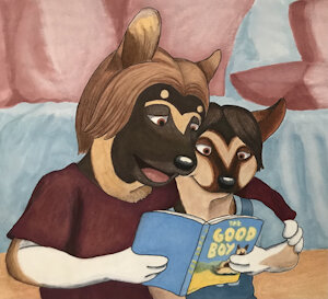 Reading To Him by Christaphorac