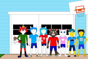 A visit with Talking Tom and his friends by TheFurryTree