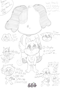 Smiling Critters Comic (Character Preview 1) by SomeStickyGoo