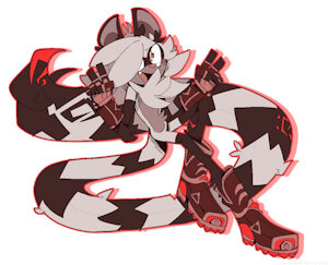 Riff the lemur by Lizabuguwu