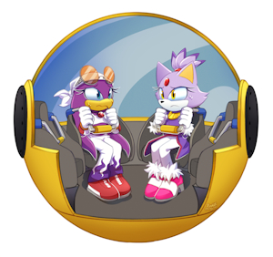Wave & Blaze's Ride Pod Test! (Commission) by Tho6Who4e2000