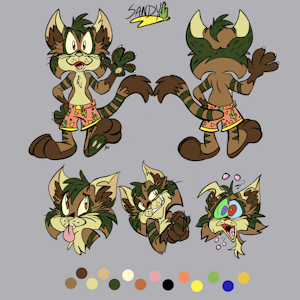 Sandy ref sheet by Foxlover91