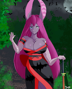 Batty kimono by duplicatename