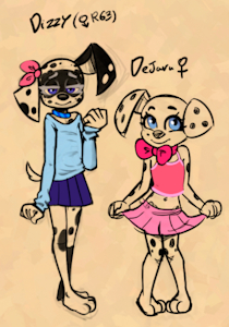 Anthro Dalmatian Designs by VioletEchoes
