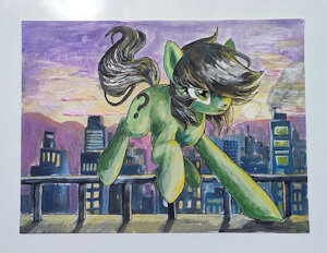 Little Filly in the Big City by ButtercupSaiyan