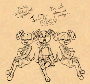 Triplet Interests by VioletEchoes