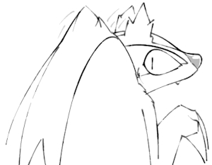 shocked noone doodle by Pinnipip