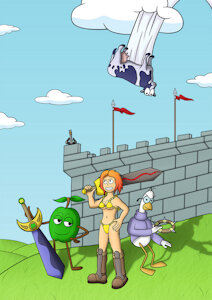 Commission: Apfel der Barbar by Farel