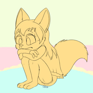 Bored Fox by ConejoBlanco