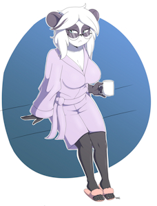 Relaxing after a shower by QuiteSplendid