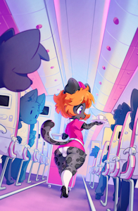 Boy Kisser Airlines by KittyPrint