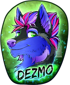 Badge Comish - Dezmo by TwilightSaint