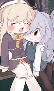 Speaki and Kannoe by clyndemoon