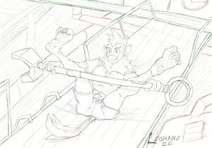 Worch's engine room flexing alt by Leomane