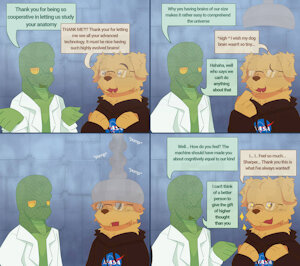 Alien Gives Native retriever a bigger brain by BrainyEverest