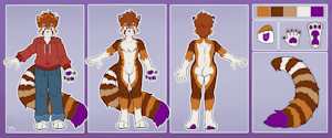 Ponder - Ref Sheet by Syaokitty