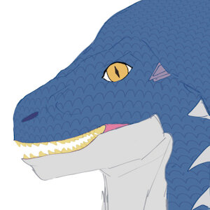 Alien T-Rex Busts by BrainyEverest