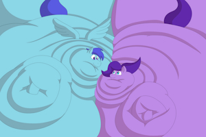 My Morbidly Obese Pony by KingBigWolf