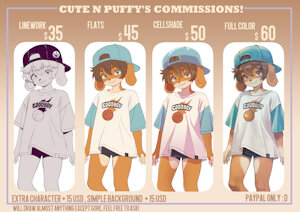 COMISSIONS OPEN by cutenpuffy