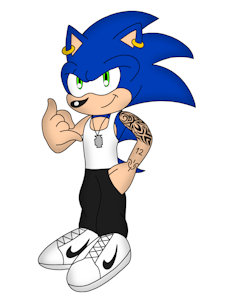 Sonic Rap Personas: Slim Speedy by MasterMochiKun