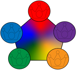 The Royal Five Emblem by Vangabond