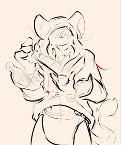 Unlucky Wizard (Patreon reward sketches) by CyberDiaperMan