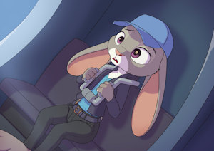 Judy Hopps In An Underwater Pod by minum