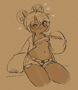 Minette with the Big Sleeves by Saucy