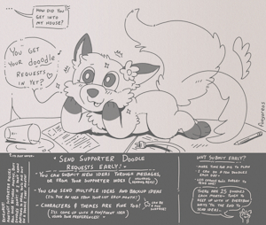 Supporter Doodles Reminder~ by foxyoreos