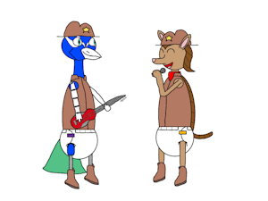 Lil singing cowboys by 00aa