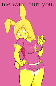 Happy Bunny by Spontaneoustoaster