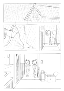 [comic] rainy day (1/2) by swan