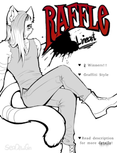 SFW Lineart Raffle | 2 Winners! by SeaDewGin